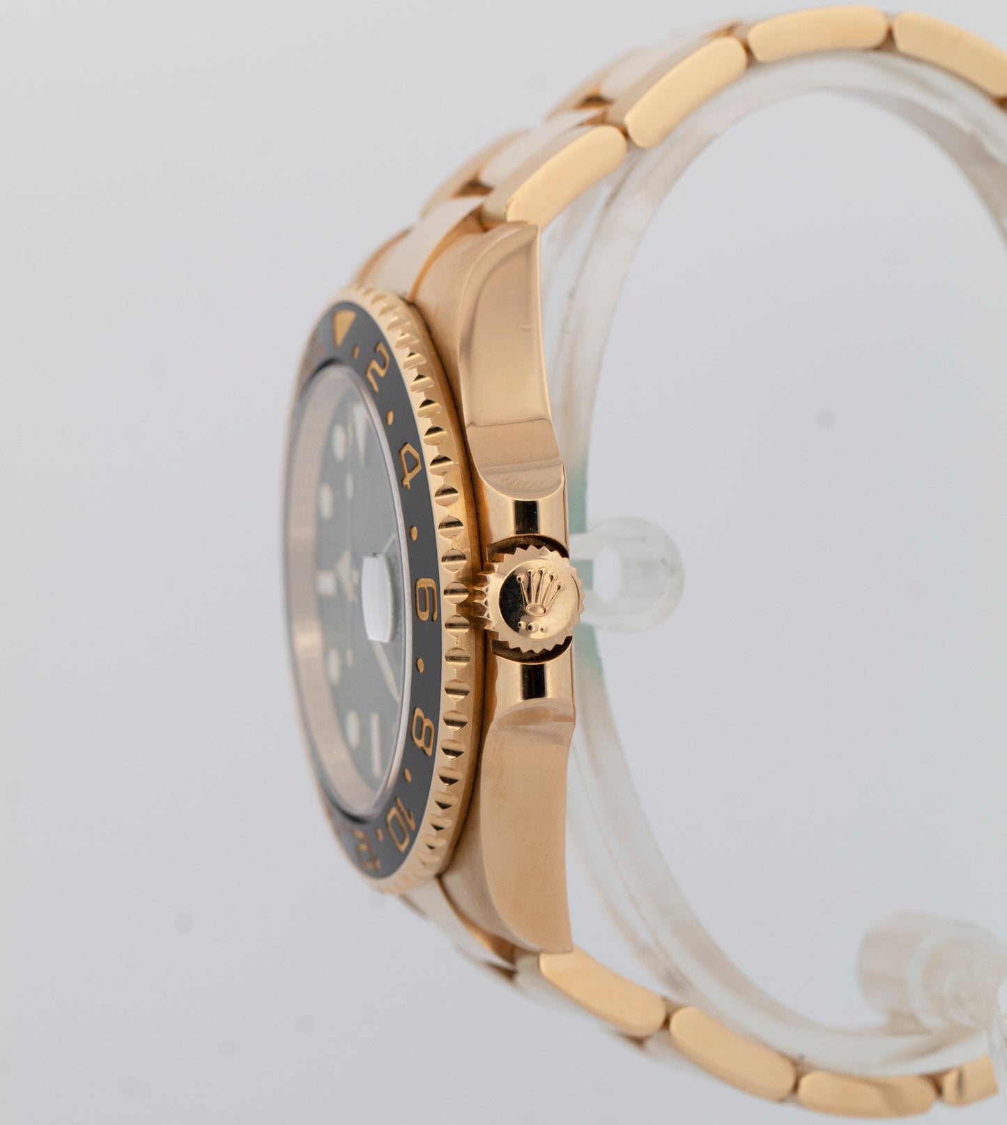 PAPERS Rolex GMT-Master II GREEN 18K Yellow Gold Oyster 40mm 116718 Watch BOX