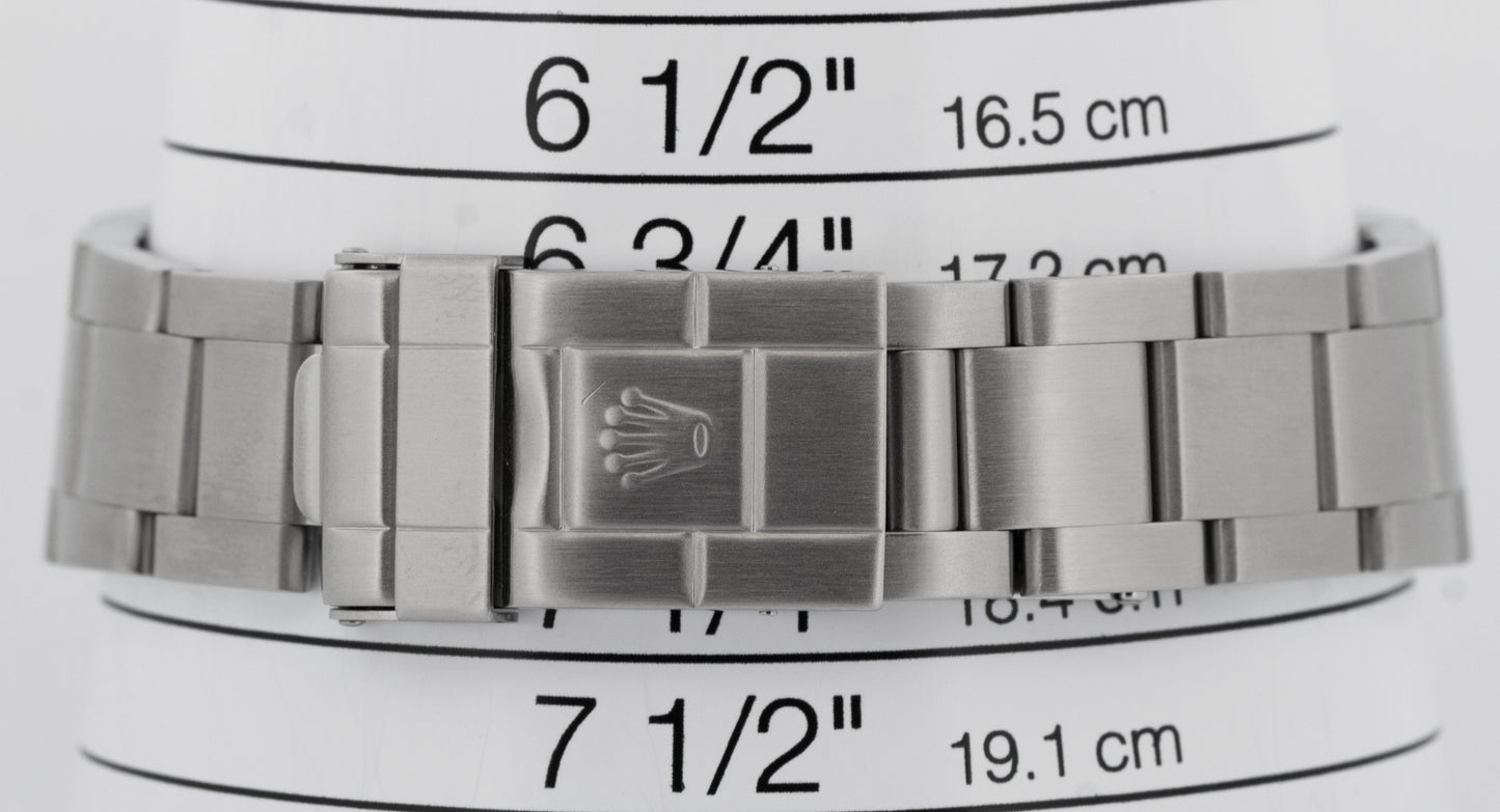 Rolex GMT-Master II 40mm PEPSI Red Blue Stainless Steel NO-HOLES 16710 Watch