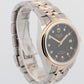 Tudor Glamour Date 55003 Black Diamond Two-Tone Yellow Gold Steel 36mm Watch