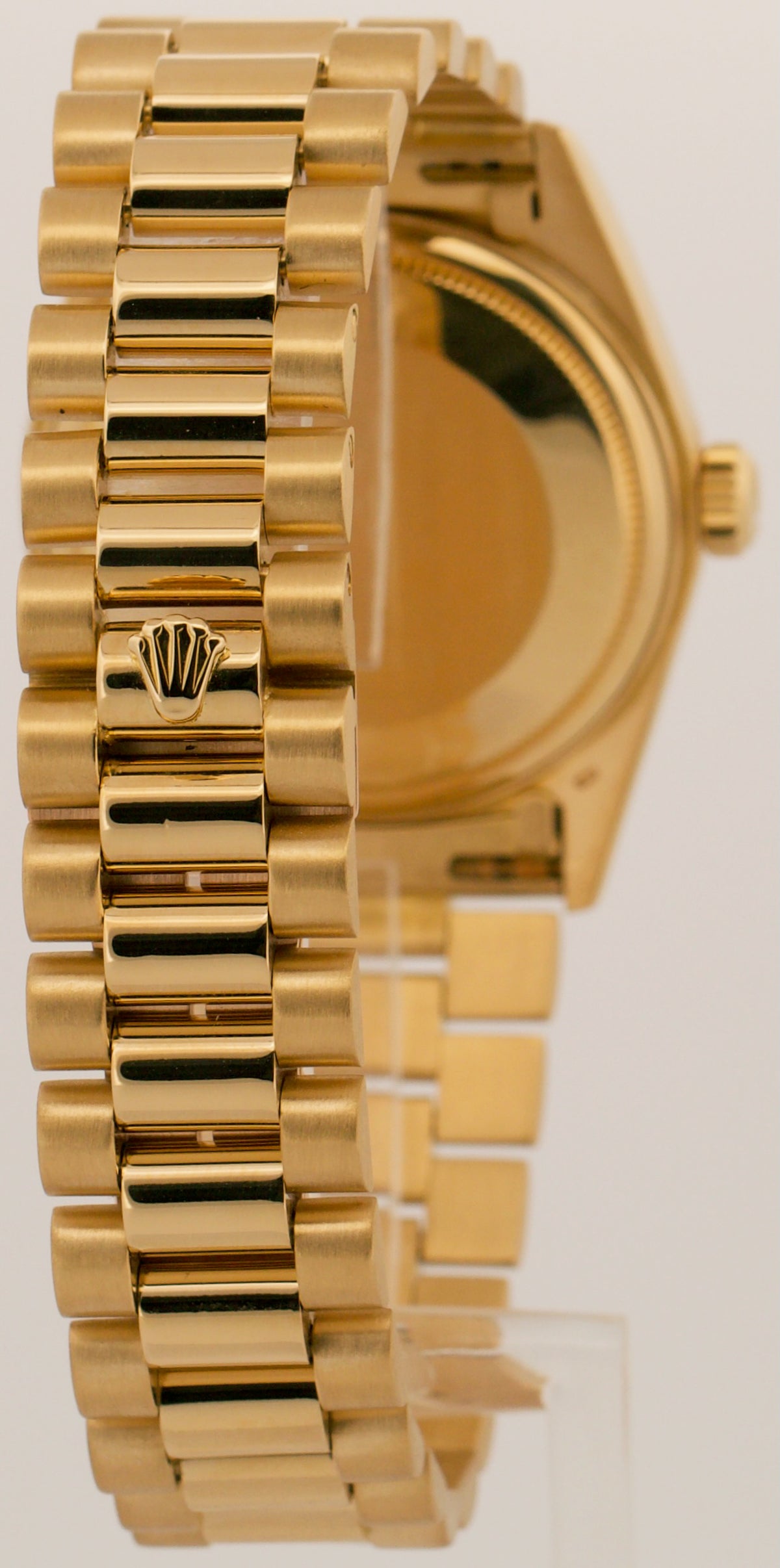 1986 Rolex Day-Date President 18038 White Roman 18K Gold RSC 36mm Box Papers