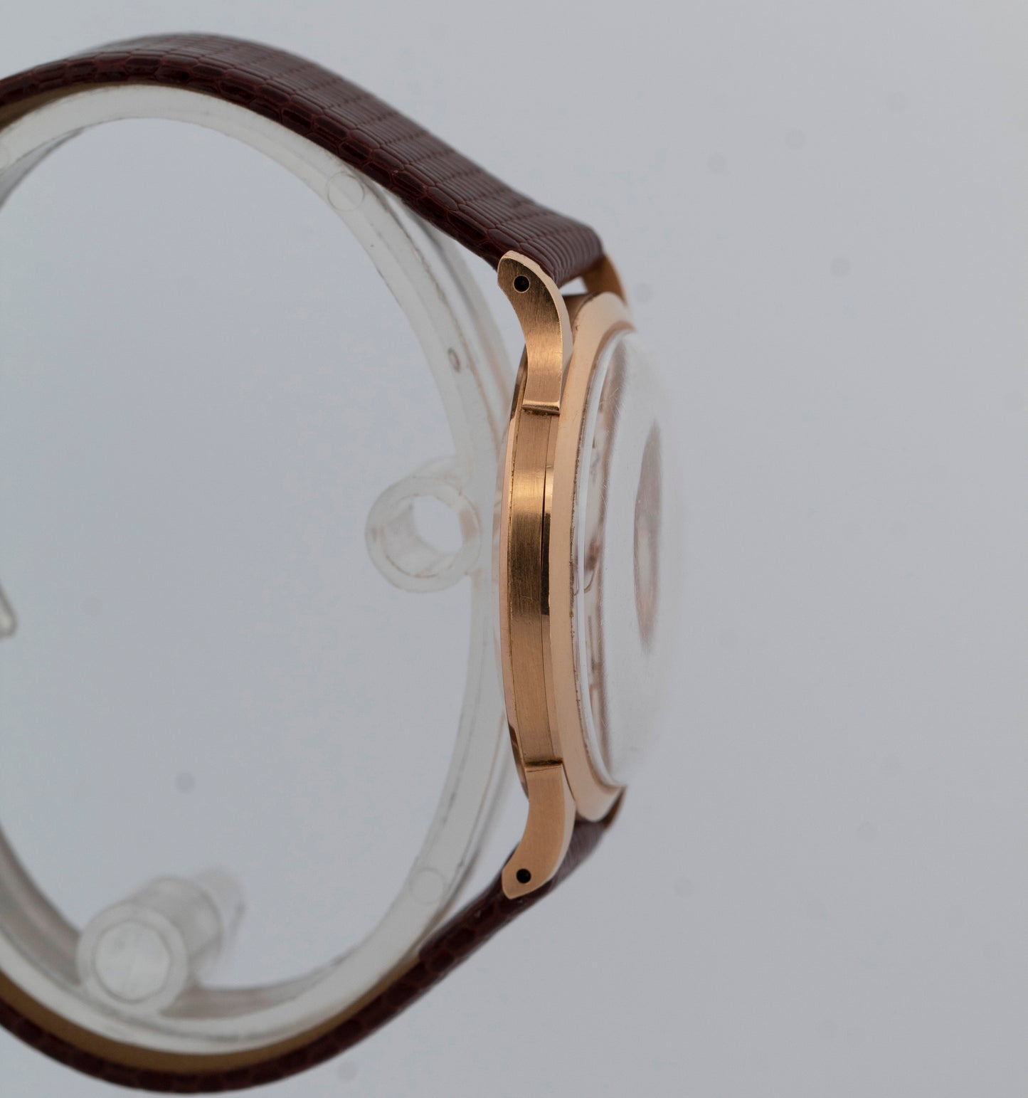 Vintage Ulysse Nardin 18K Rose Gold 34mm Manual Wind Dress Watch