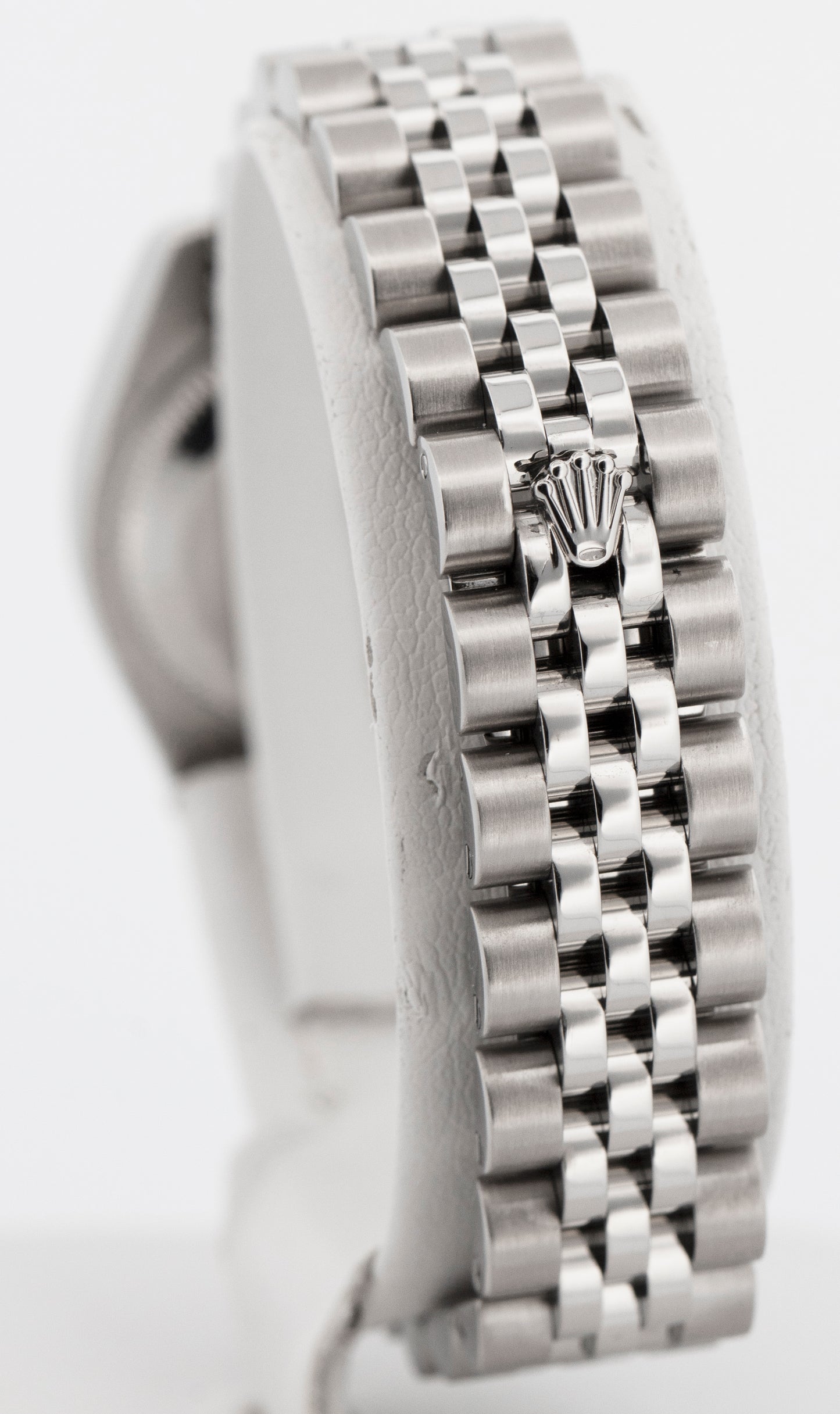 2010 Rolex DateJust 179174 Diamond Silver Steel Jubilee 26mm Watch Box Papers