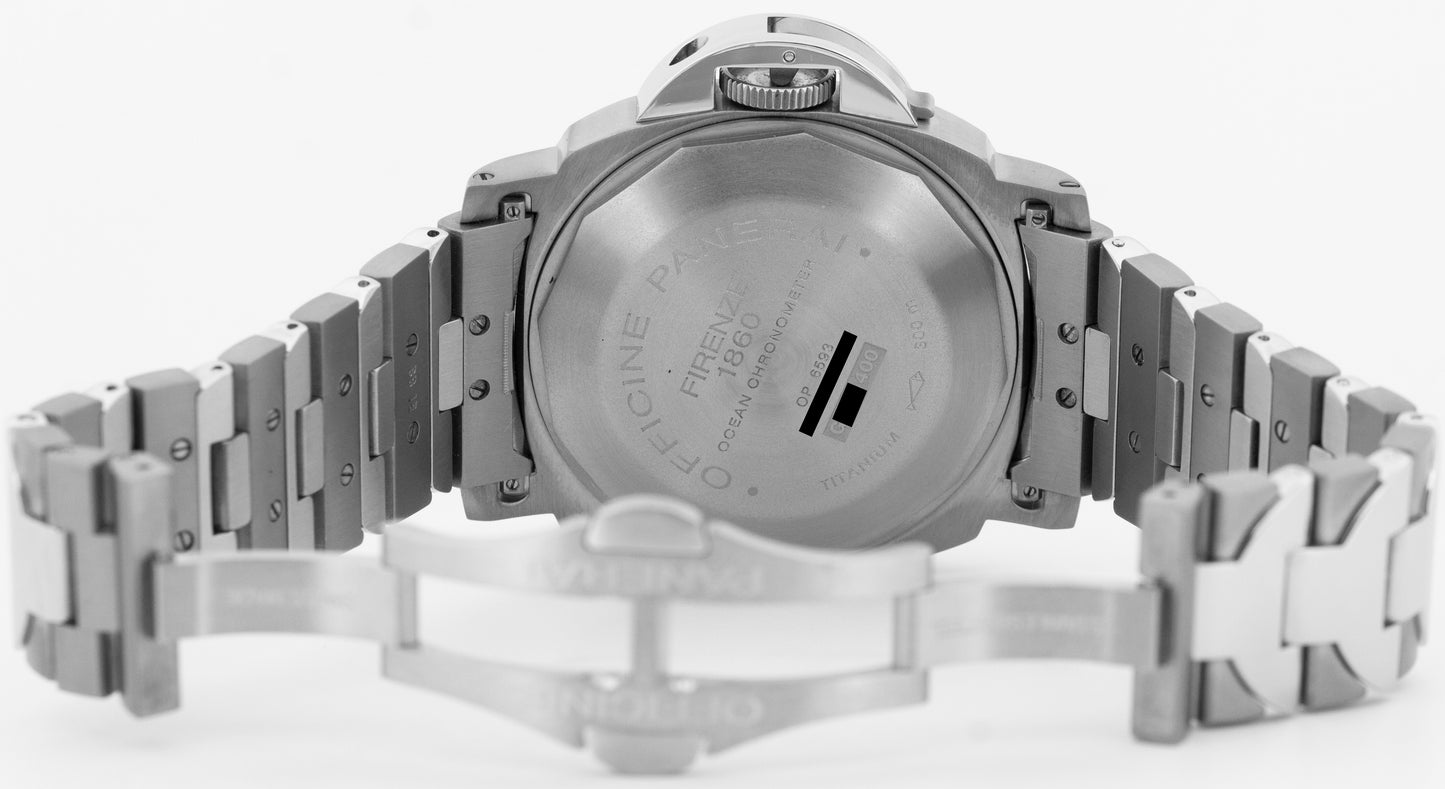 PAPERS Panerai Luminor GMT PAM 161 Automatic Stainless Steel 44mm Watch PAM00161