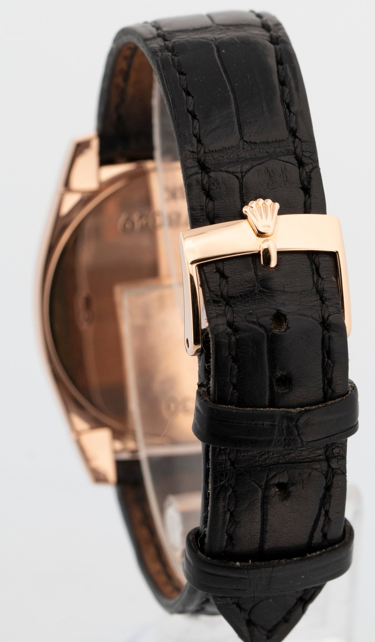 Rolex Cellini Cestello 5330/5 White 18K Rose Gold Manual 36mm Watch
