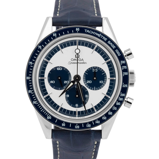 NEW PAPERS Omega Speedmaster BLUE CK2998 39.7mm Watch 311.33.40.30.02.001 BOX