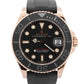 2020 PAPERS Rolex Yacht-Master  BLACK 18K Rose Gold 37mm 268655 Watch BOX