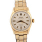 Rolex Oyster Perpetual 34mm Gold Shell Cap White Automatic Watch 6634