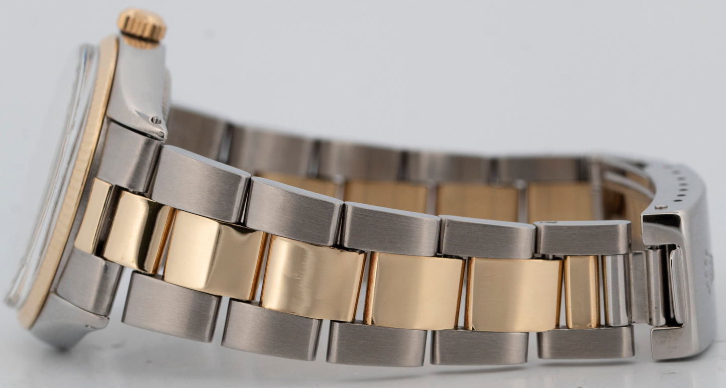 Rolex Oyster Perpetual Air-King TIFFANY & CO Silver Two-Tone 34mm 5501 Watch