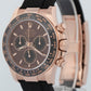 NEW 2025 PAPERS Rolex Daytona Cosmograph 18K Rose Chocolate Oysterflex 126515