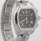 2007 PAPERS Cartier Roadster XL Chronograph BLACK Steel 2618 W62020X6 Watch BOX