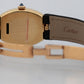 2025 Service Cartier Baignoire 18K Yellow Gold 22mm White Roman Watch 7743-1