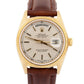 Rolex Day-Date President Silver 36mm Bark 18K Yellow Gold Watch 18038 BOX