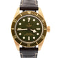 2023 PAPERS Tudor Black Bay 58 18K Yellow Gold Green Watch 39mm 79018 V BOX