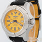 MINT Breitling Avenger Chronograph 45mm Yellow Stainless Automatic A17319 BOX