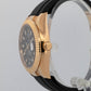 PAPERS Rolex Sky-Dweller 18K Yellow Gold Black Oysterflex 42mm 326238 BOX