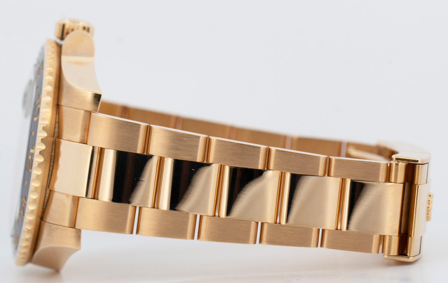 PAPERS Rolex GMT-Master II GREEN 18K Yellow Gold Oyster 40mm 116718 Watch BOX