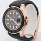 2020 PAPERS Rolex Yacht-Master  BLACK 18K Rose Gold 37mm 268655 Watch BOX