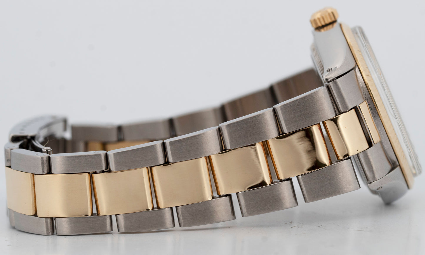 Rolex Oyster Perpetual Air-King TIFFANY & CO Silver Two-Tone 34mm 5501 Watch