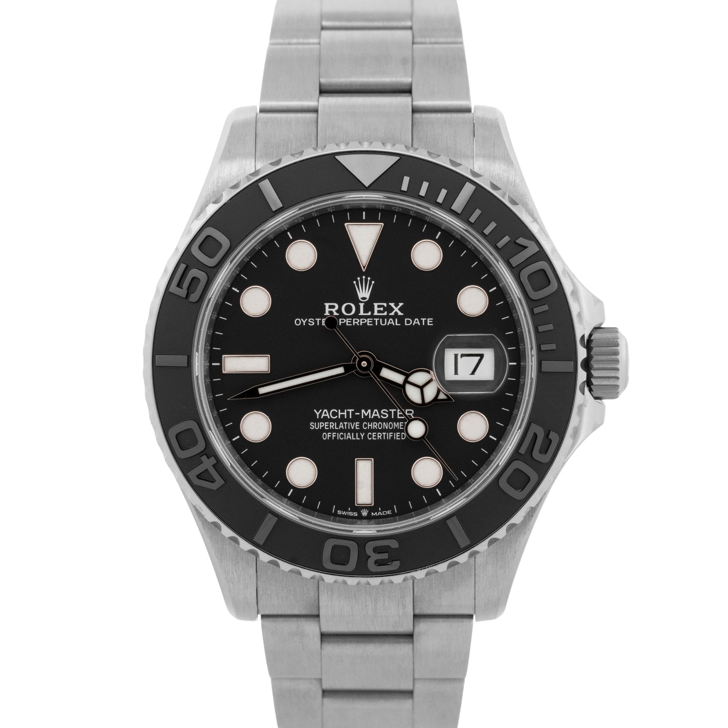 2024 PAPERS Rolex Yacht-Master TITANIUM Black Ceramic 42mm 226627 Watch BOX