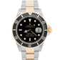2006 PAPERS Rolex Submariner Date BLACK Two-Tone Gold 40mm 16613 LN Watch BOX