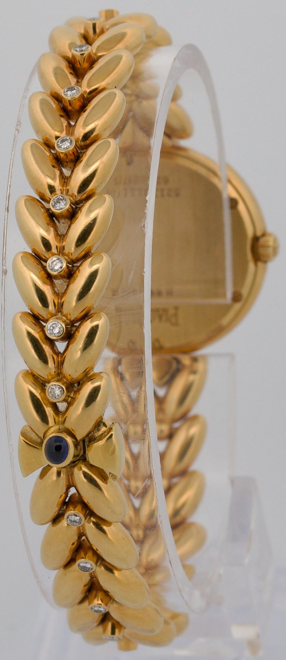 2009 PAPERS Ladies Piaget 18K Gold BLUE LAPIS DIAMOND Quartz 23mm 5213 E 114 BOX