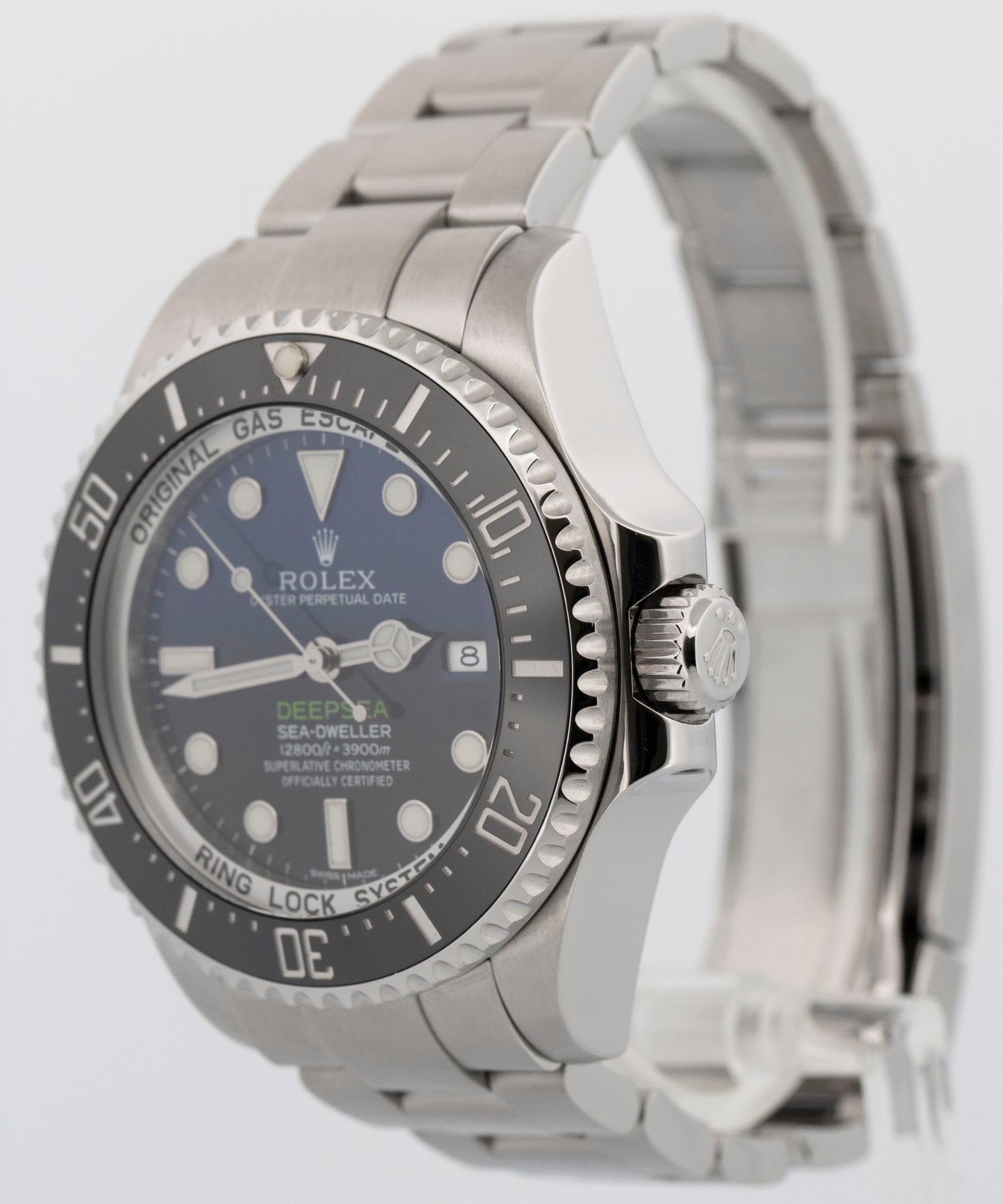 2013 PAPERS Rolex Deepsea Sea-Dweller James Cameron Blue Steel 44mm 116660 Watch
