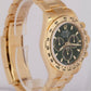 2023 NEW PAPERS Rolex Daytona Cosmograph GREEN 40mm 18K Yellow Watch 116508 BOX