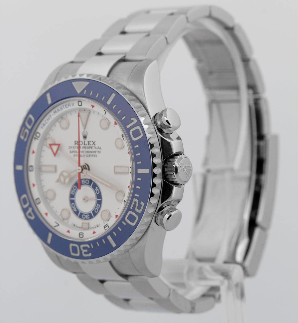 2026 Rolex Yacht-Master II 126680 White Stainless Steel 44mm Watch Box Papers