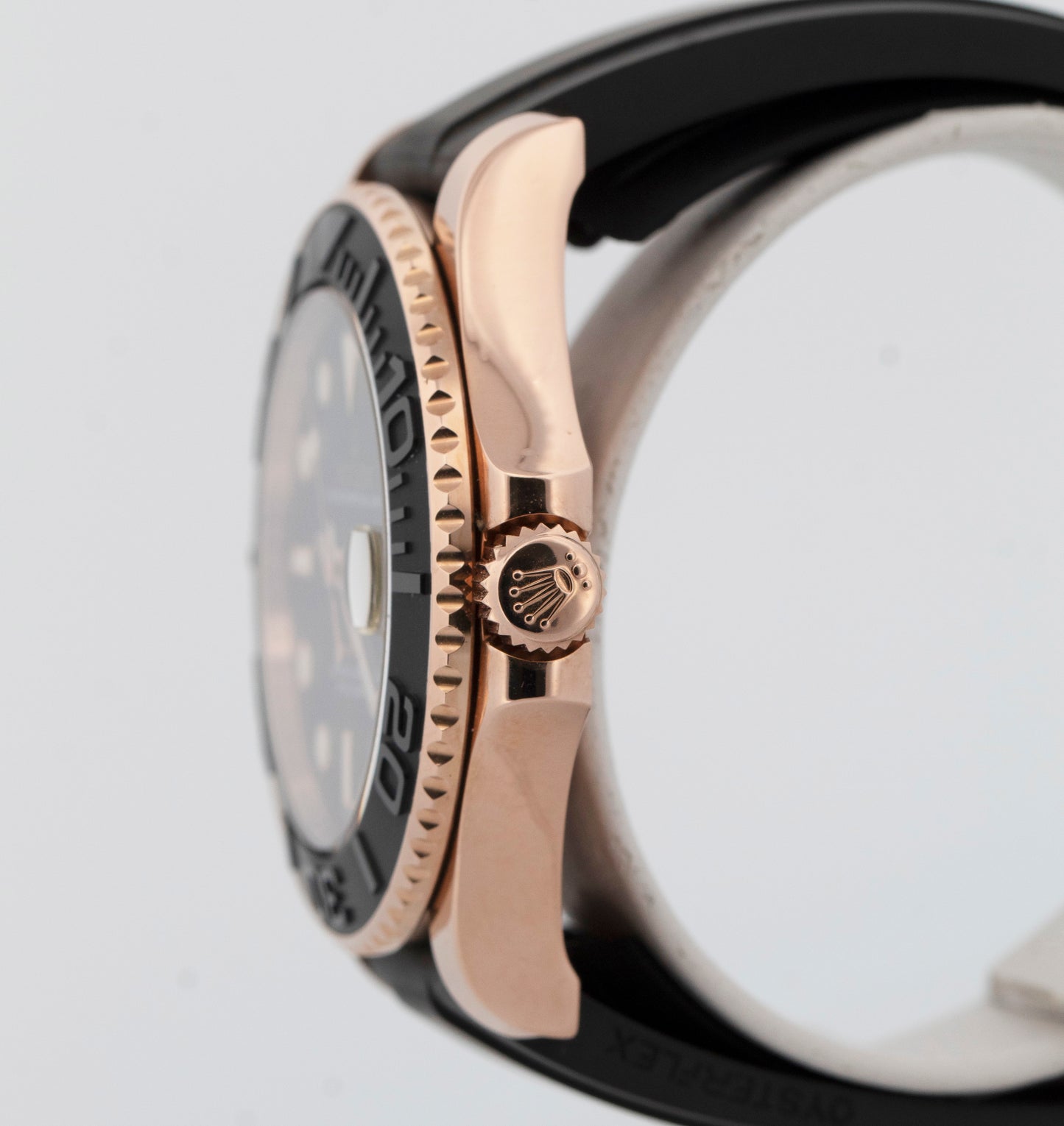 2020 PAPERS Rolex Yacht-Master  BLACK 18K Rose Gold 37mm 268655 Watch BOX