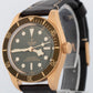 2023 PAPERS Tudor Black Bay 58 18K Yellow Gold Green Watch 39mm 79018 V BOX