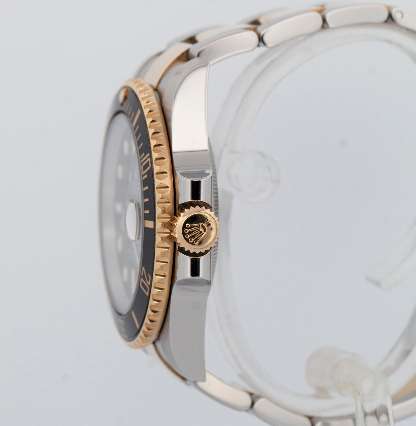 PAPERS Rolex Submariner BLACK 40mm Ceramic 18K Gold Two-Tone Steel 116613 LN BOX