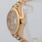 Rolex DateJust President 26mm FACTORY CHAMPAGNE DIAMOND 18K Yellow Gold 69178