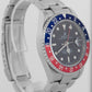 PAPERS UNPOLISHED Rolex GMT-Master II PEPSI Red Blue Steel NO-HOLES 16710 BOX