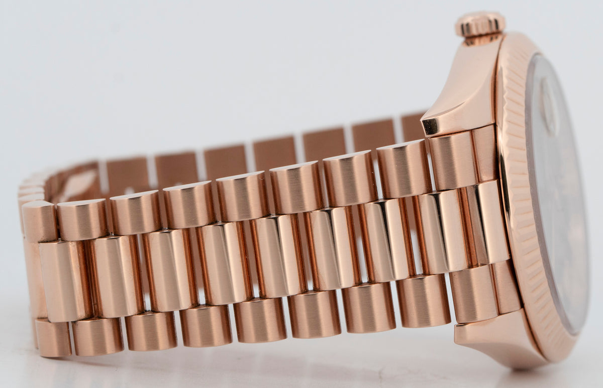 Rolex Day-Date 40 President 228235 Olive 18K Rose Gold 40mm Watch Box Papers