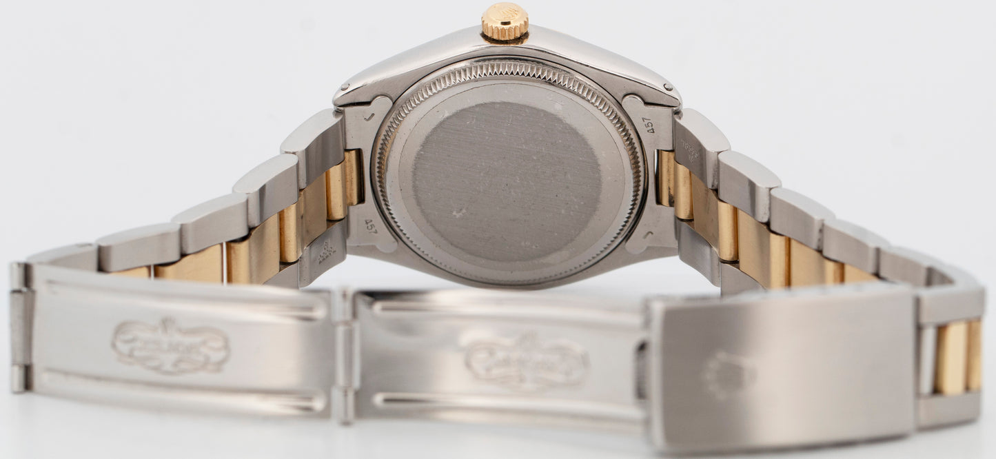 Rolex Oyster Perpetual Air-King TIFFANY & CO Silver Two-Tone 34mm 5501 Watch