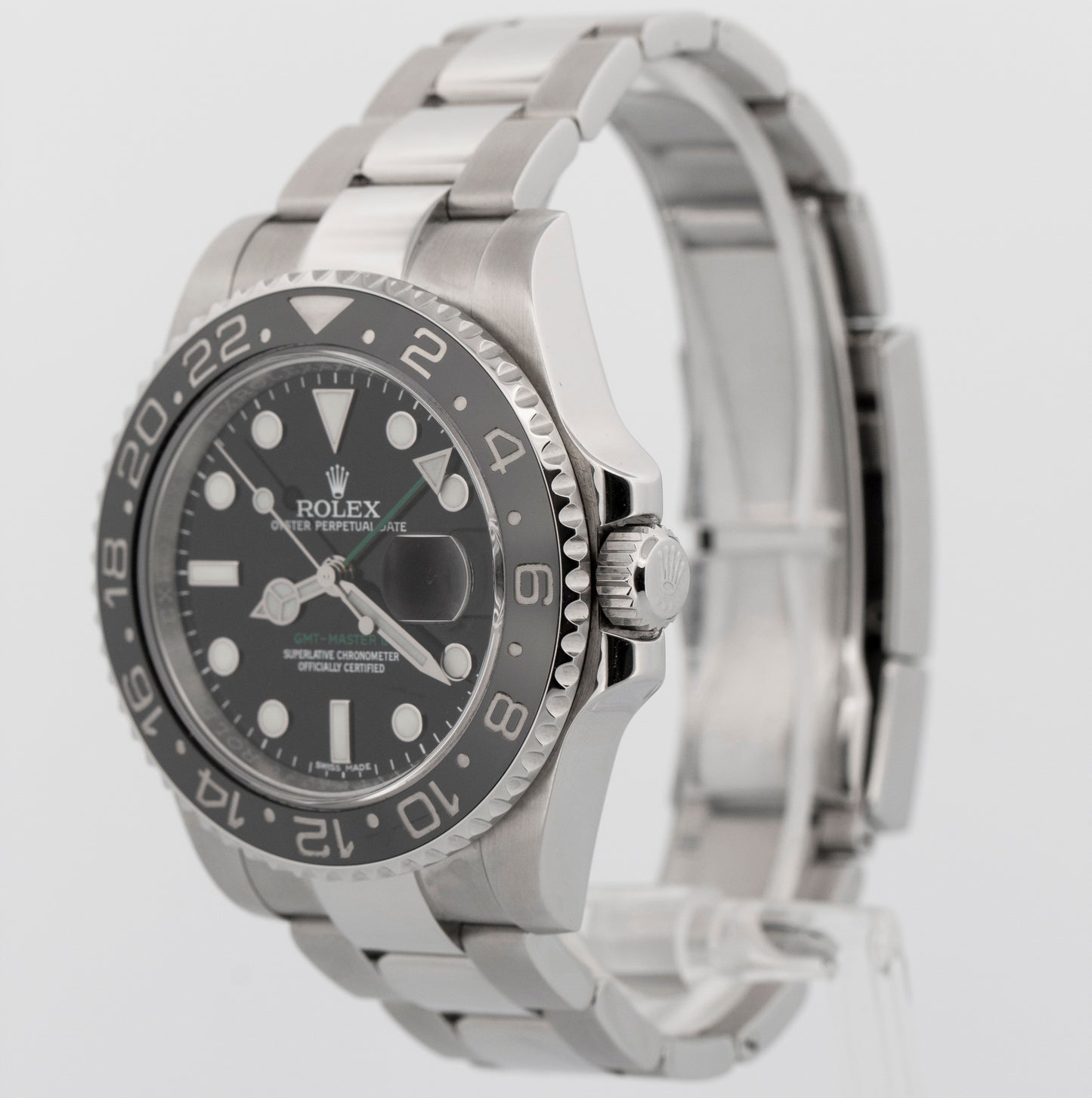 Rolex GMT-Master II 116710 LN Black Stainless Steel 40mm Oyster Date Watch