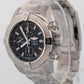 NEW PAPERS Breitling Avenger Chronograph 45 BLACK Steel 45mm A13317 Watch BOX