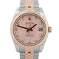 Rolex DateJust PINK Jubilee DIAMOND Computer Two-Tone Rose Gold 31mm 178271