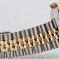 Rolex DateJust 36mm Black DIAMOND 18K Yellow Gold Two-Tone Steel Watch 16013