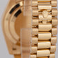 MINT PAPERS Rolex Day-Date President 40mm Silver Motif 18K Gold Watch 228238 BOX