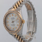 Rolex DateJust Two-Tone MOP DIAMOND Yellow Gold Steel 36mm 16233 Watch BOX