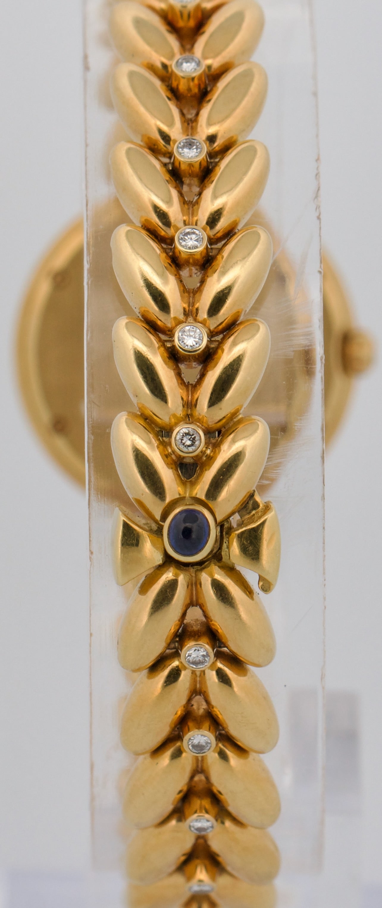 2009 PAPERS Ladies Piaget 18K Gold BLUE LAPIS DIAMOND Quartz 23mm 5213 E 114 BOX