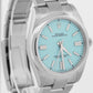 NEW FULLY STICKERED PAPERS Rolex Oyster Perpetual 41 TURQUOISE BLUE 41mm 124300