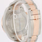 Rolex Yacht-Master II 44mm BLUE HANDS Two-Tone 18K Rose Gold Steel 116681 Watch