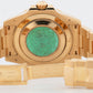 PAPERS Rolex GMT-Master II GREEN 18K Yellow Gold Oyster 40mm 116718 Watch BOX
