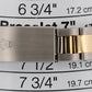Rolex Oyster Perpetual Air-King TIFFANY & CO Silver Two-Tone 34mm 5501 Watch