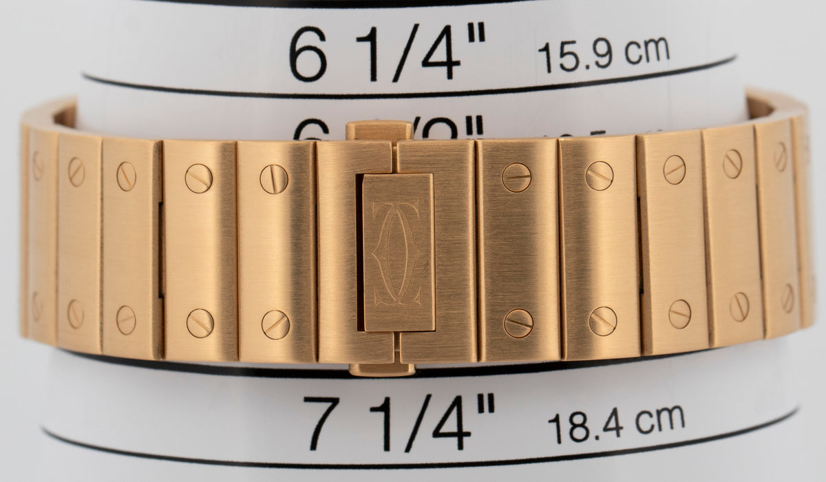 2024 Cartier Santos de Cartier Large 4070 / WGSA0029 Silver 39.8mm Box Papers
