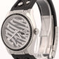 Rolex DateJust Factory Zebra Diamond 18K White Gold 36mm 116199SANR Box Papers