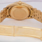 MINT Rolex DateJust President 31mm Champagne 18K Yellow Gold Fluted 68278 Watch