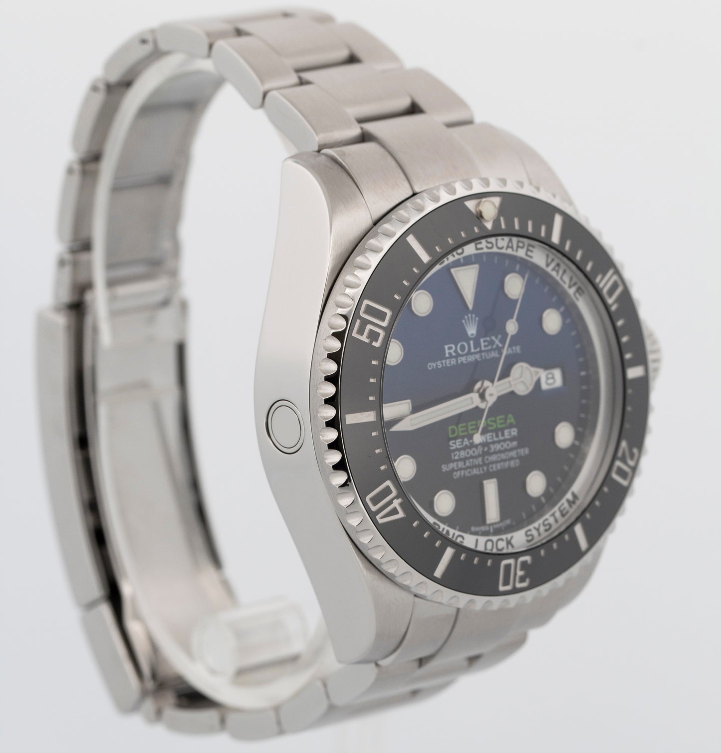 2013 PAPERS Rolex Deepsea Sea-Dweller James Cameron Blue Steel 44mm 116660 Watch